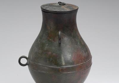 图片[3]-Hu jar with linear pattern, Han dynasty (206 BCE-220 CE)-China Archive